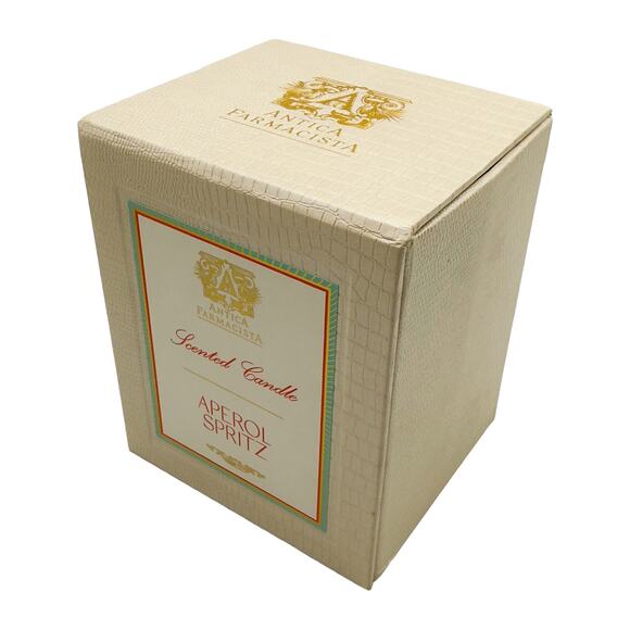 New Antica Farmacista Aperol Spritz Luxury Scented 60-Hour Jar Candle in Box - Picture 5 of 5